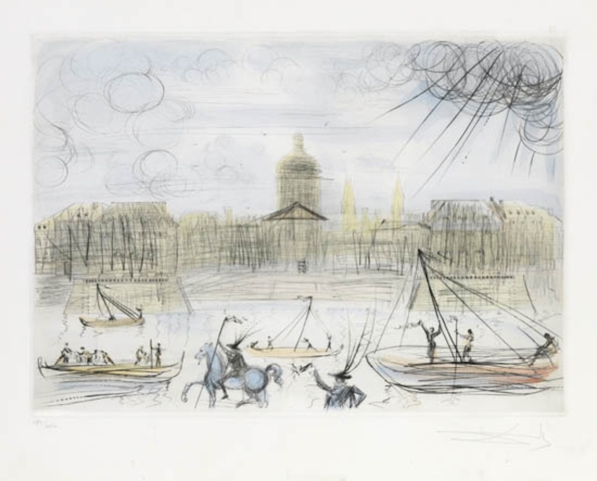 L'Académie de Paris by Salvador Dali
