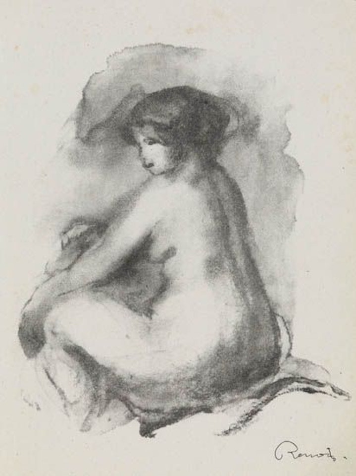 Étude de femme nue, assise by Pierre-Auguste Renoir