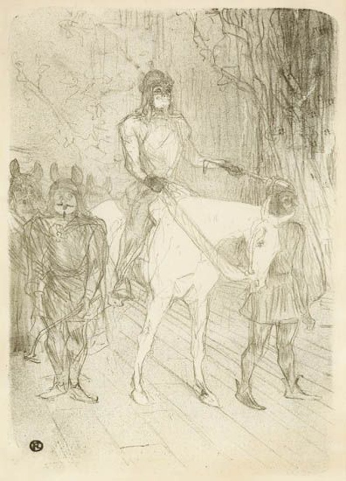 Entrée de Brasseur, dans Chilpéric by Henri de Toulouse-Lautrec