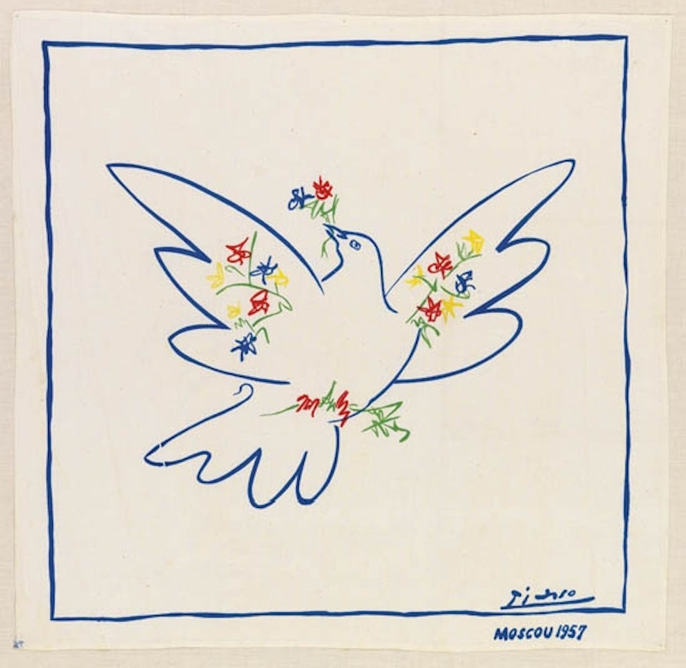 Colombe aux Fleurs by Pablo Picasso