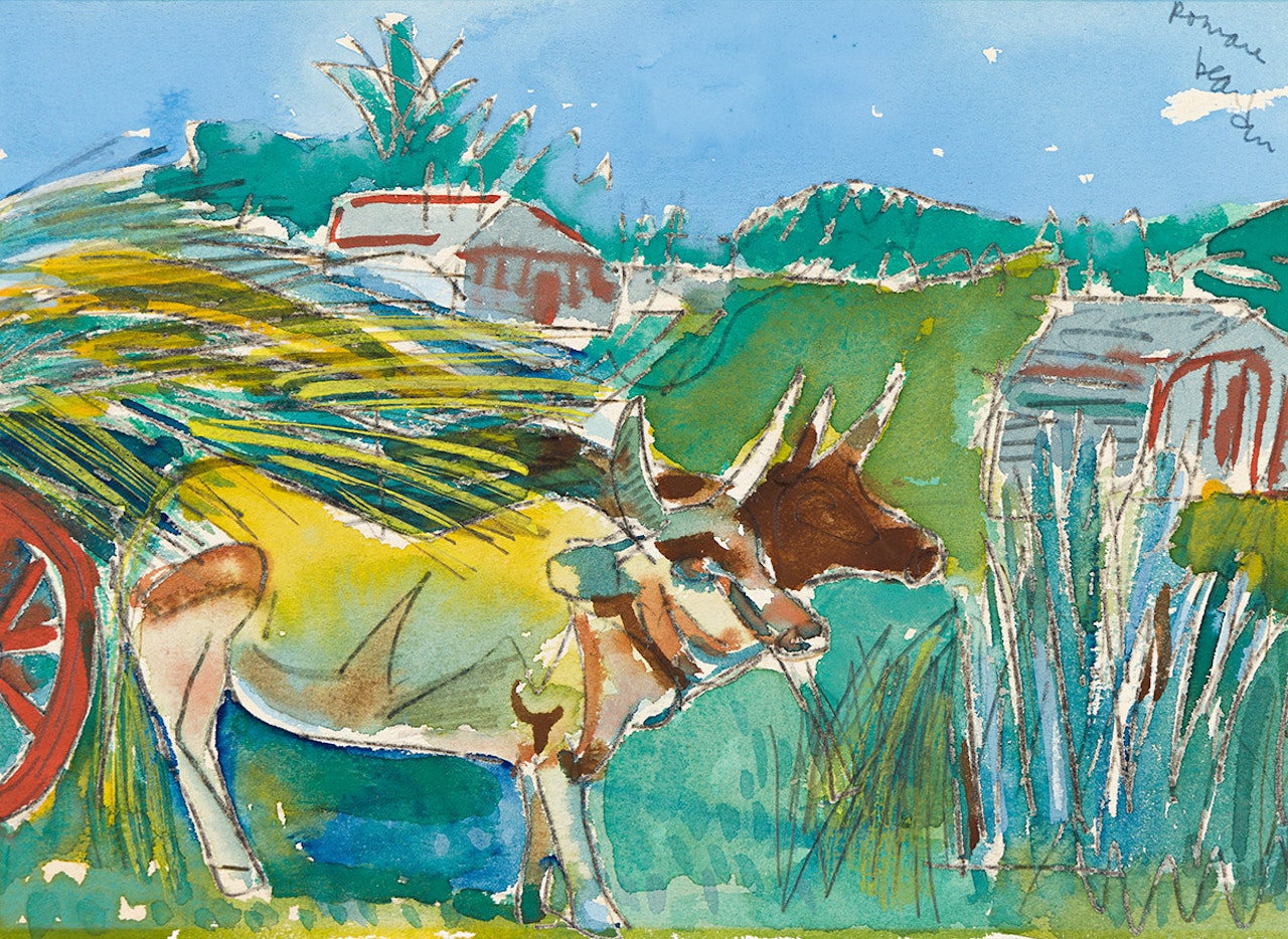 Sugar Cane. by Romare Bearden
