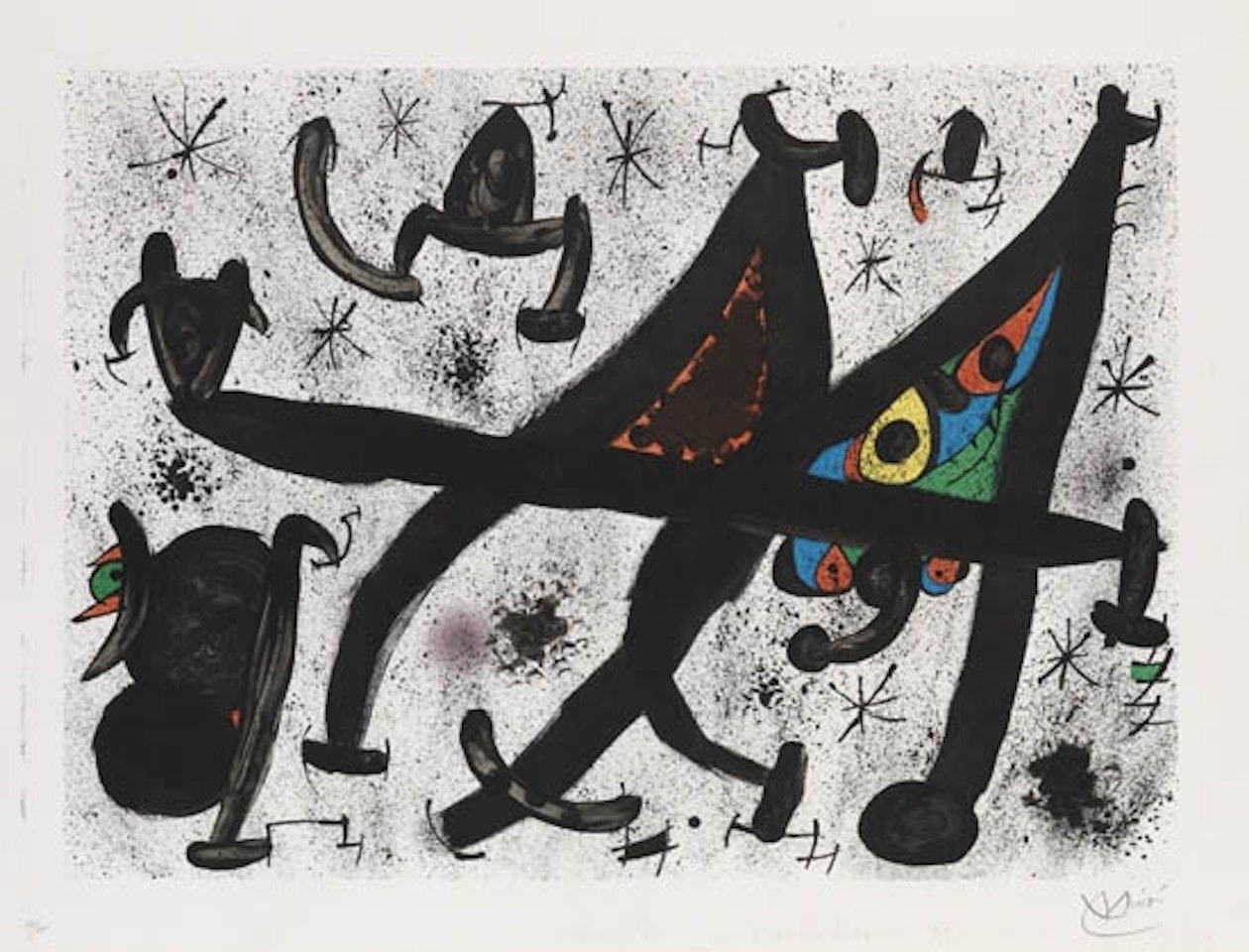 Hommage á Joan Prats by Joan Miró