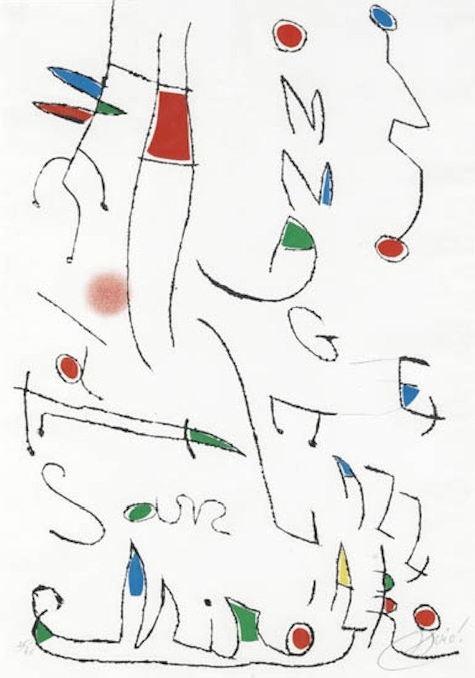 Hommage à San Lazzaro by Joan Miró