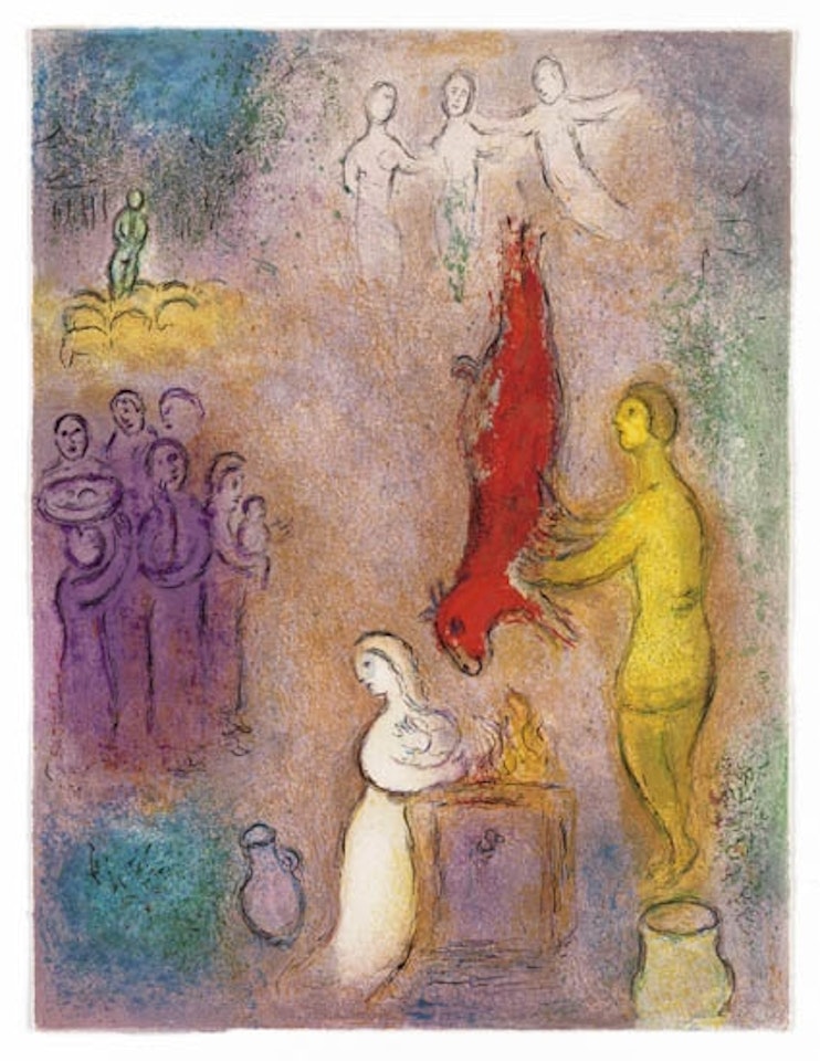 Sacrifice aux Nymphes by Marc Chagall