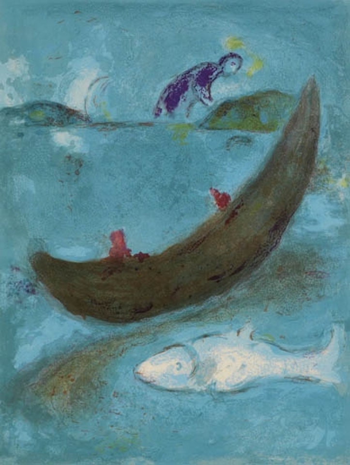Le Dauphin mort et les trois cents Écus by Marc Chagall