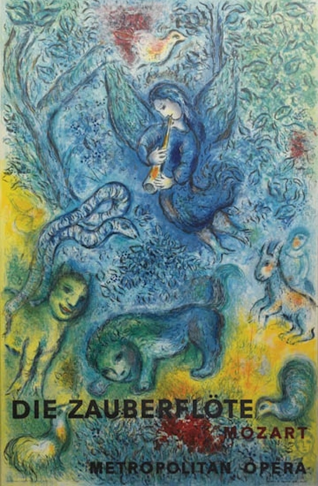 The Magic Flute by Marc Chagall
