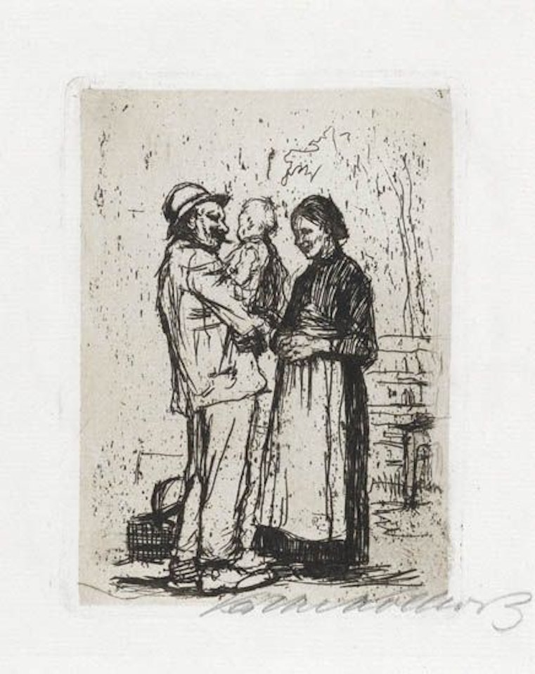 Begrüssung by Kathe Kollwitz
