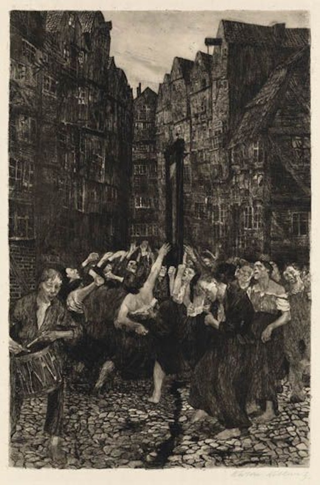 Die Carmagnole by Kathe Kollwitz