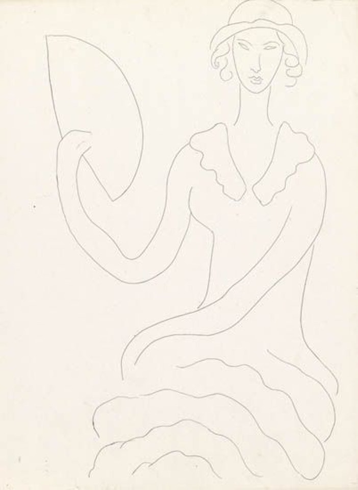 Poésies de Mallarmé, Éventail de Madame Mallarmé by Henri Matisse