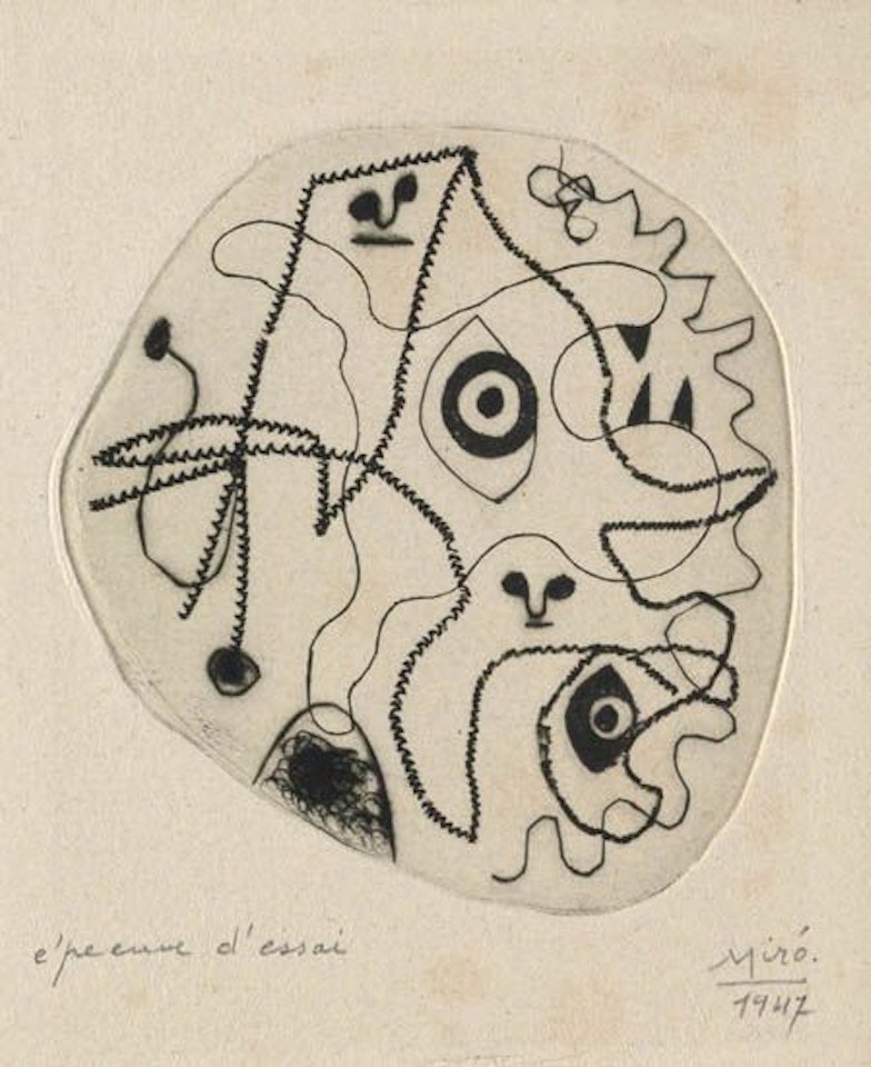 L'Antitête by Joan Miró