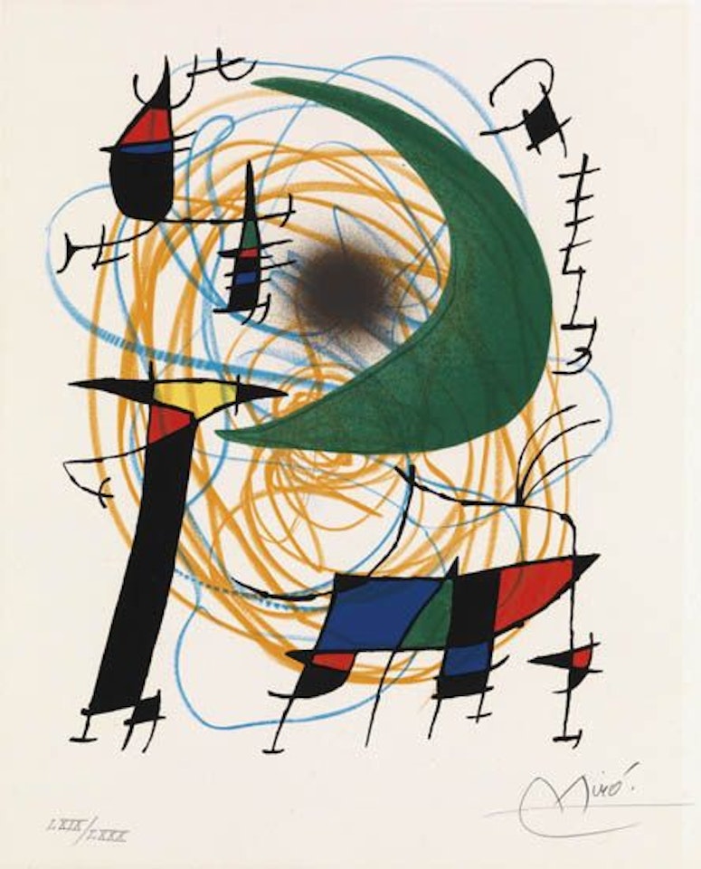 Miró Lithographe I by Joan Miró
