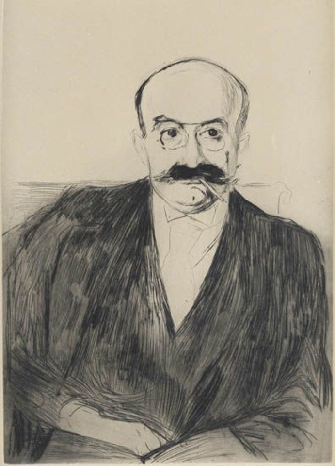 Portrait of Dr. Max Asch by Edvard Munch