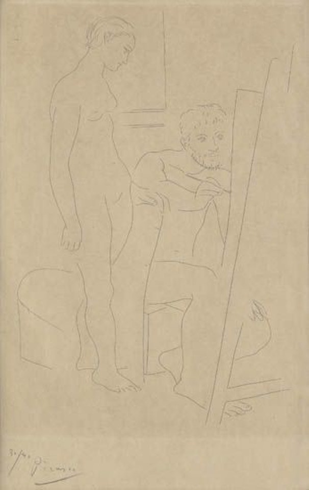 Le Modèle Nu by Pablo Picasso