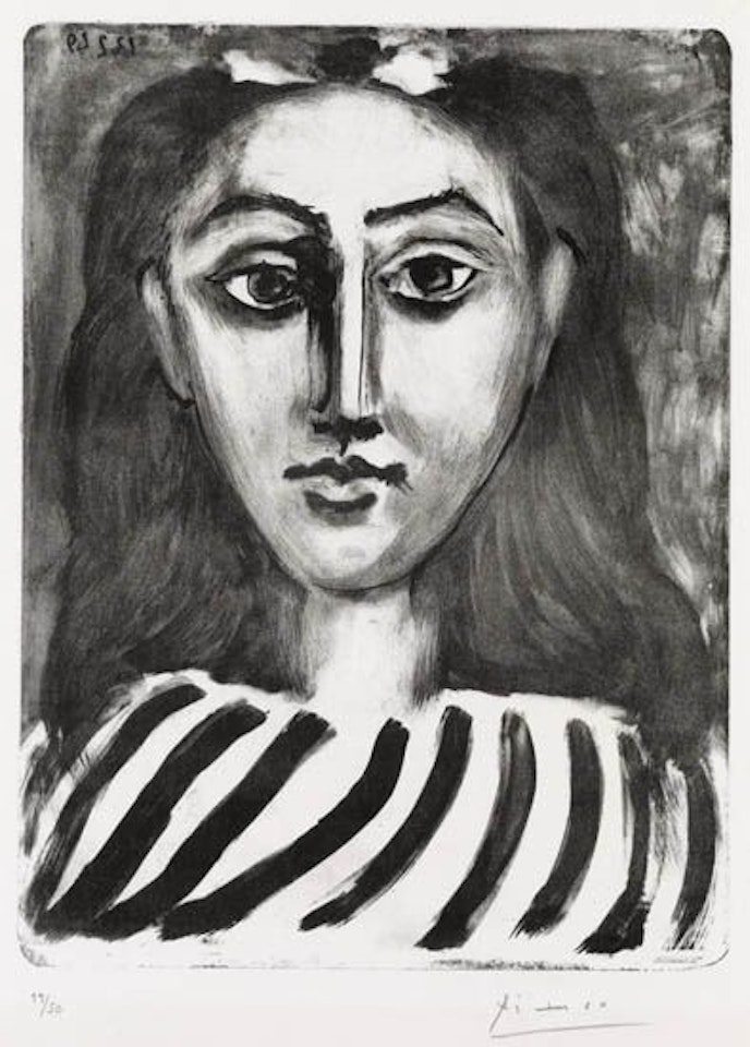 Tête de jeune fille by Pablo Picasso