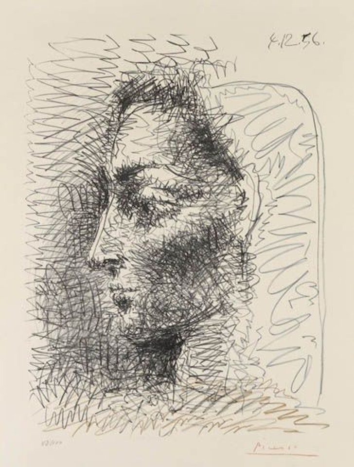 Portrait de Jacqueline by Pablo Picasso