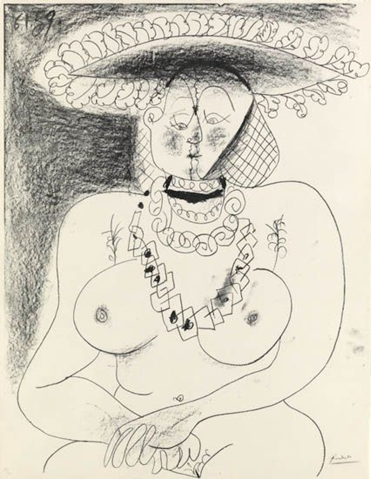 La Fille au Chapeau by Pablo Picasso