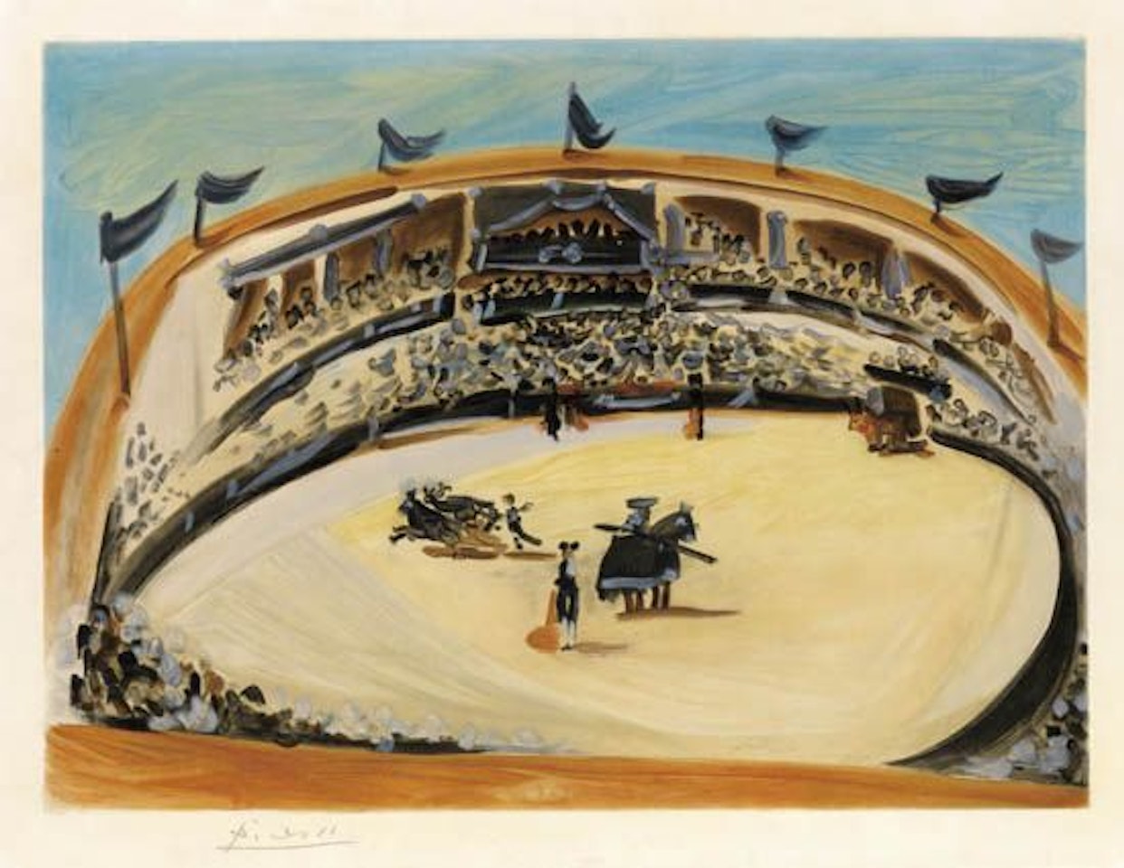 La Corrida by Pablo Picasso