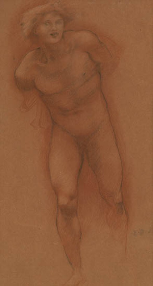 Standing Nude by Edward Coley Burne-Jones