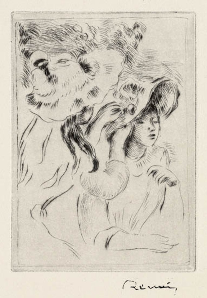 Le Chapeau Épinglé (2ème planche) by Pierre-Auguste Renoir