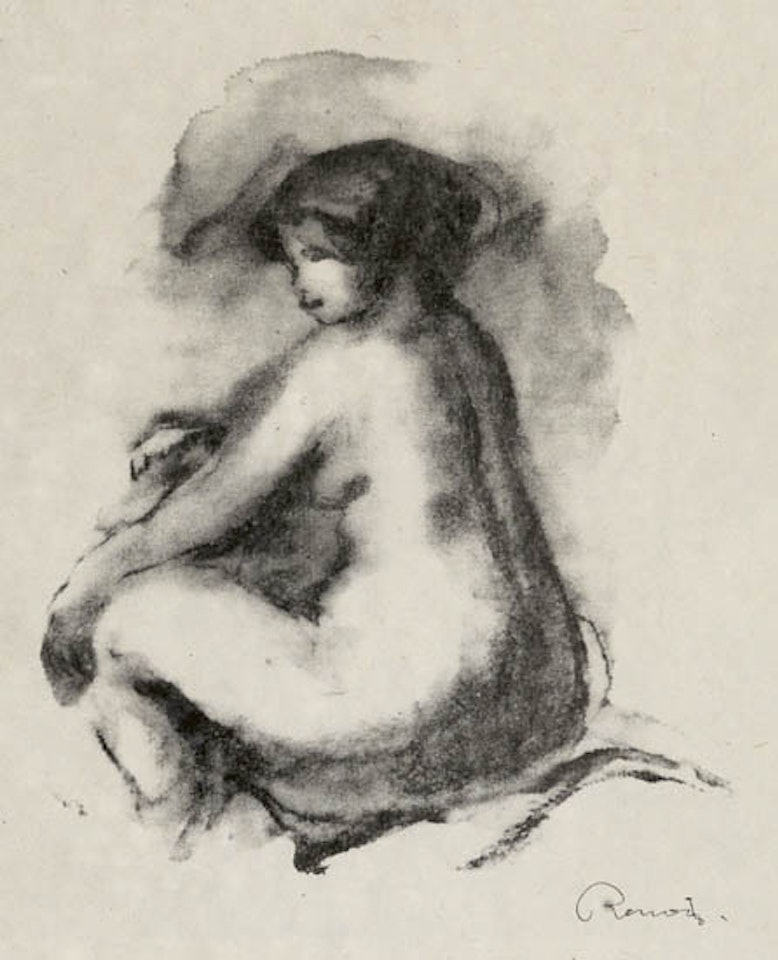 Étude de femme nue, assise by Pierre-Auguste Renoir