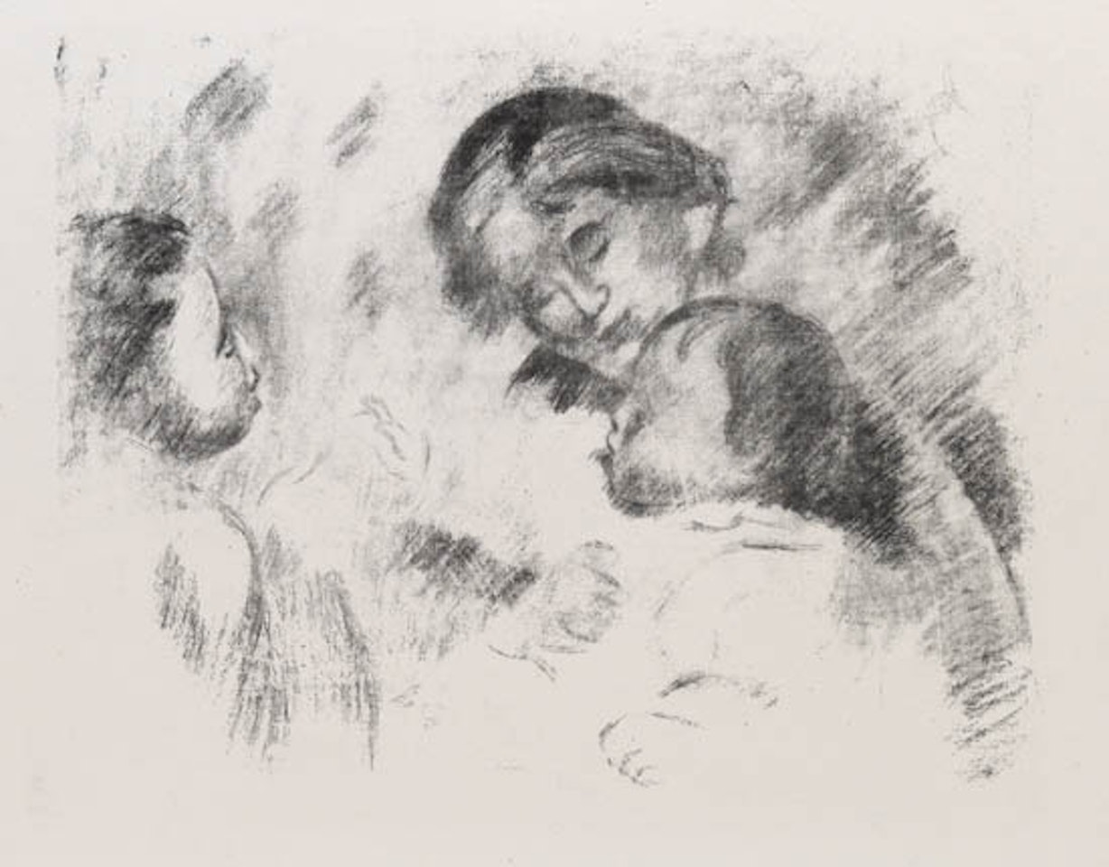 Une Mère et Deux Enfants by Pierre-Auguste Renoir
