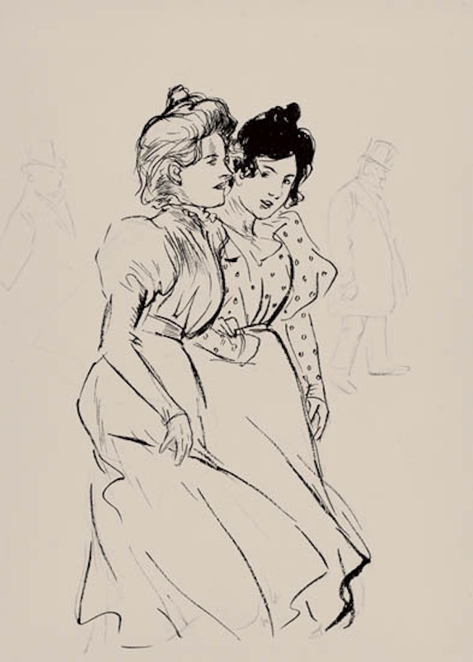 Deux Trottins by Théophile Alexandre Steinlen