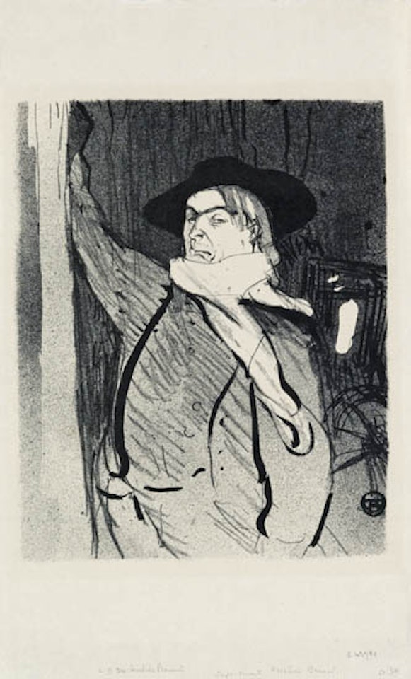 Aristide Bruant by Henri de Toulouse-Lautrec