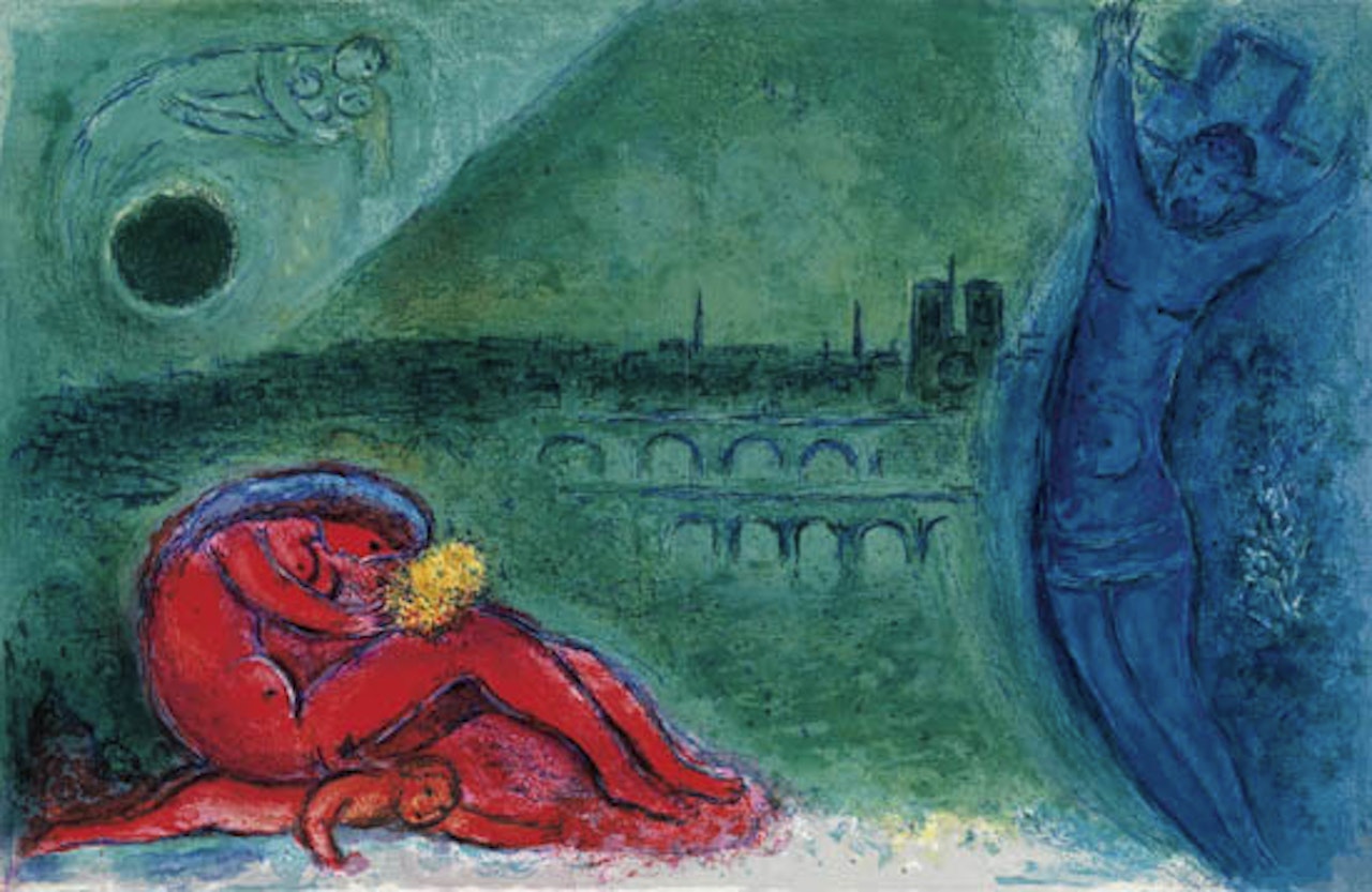 Quai de la Tournelle by Marc Chagall