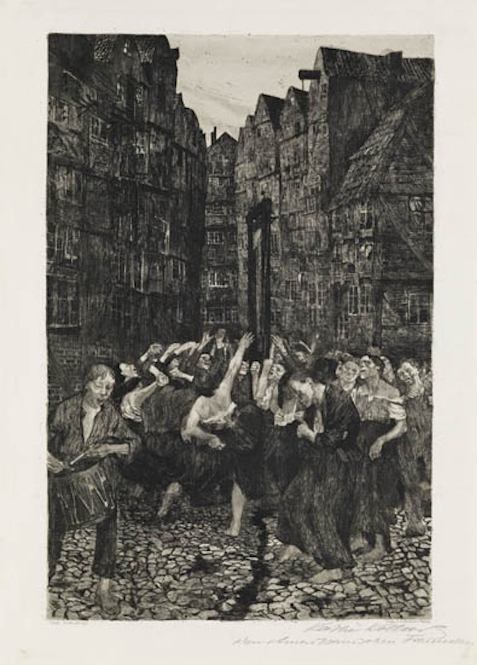 Die Camagnole by Kathe Kollwitz