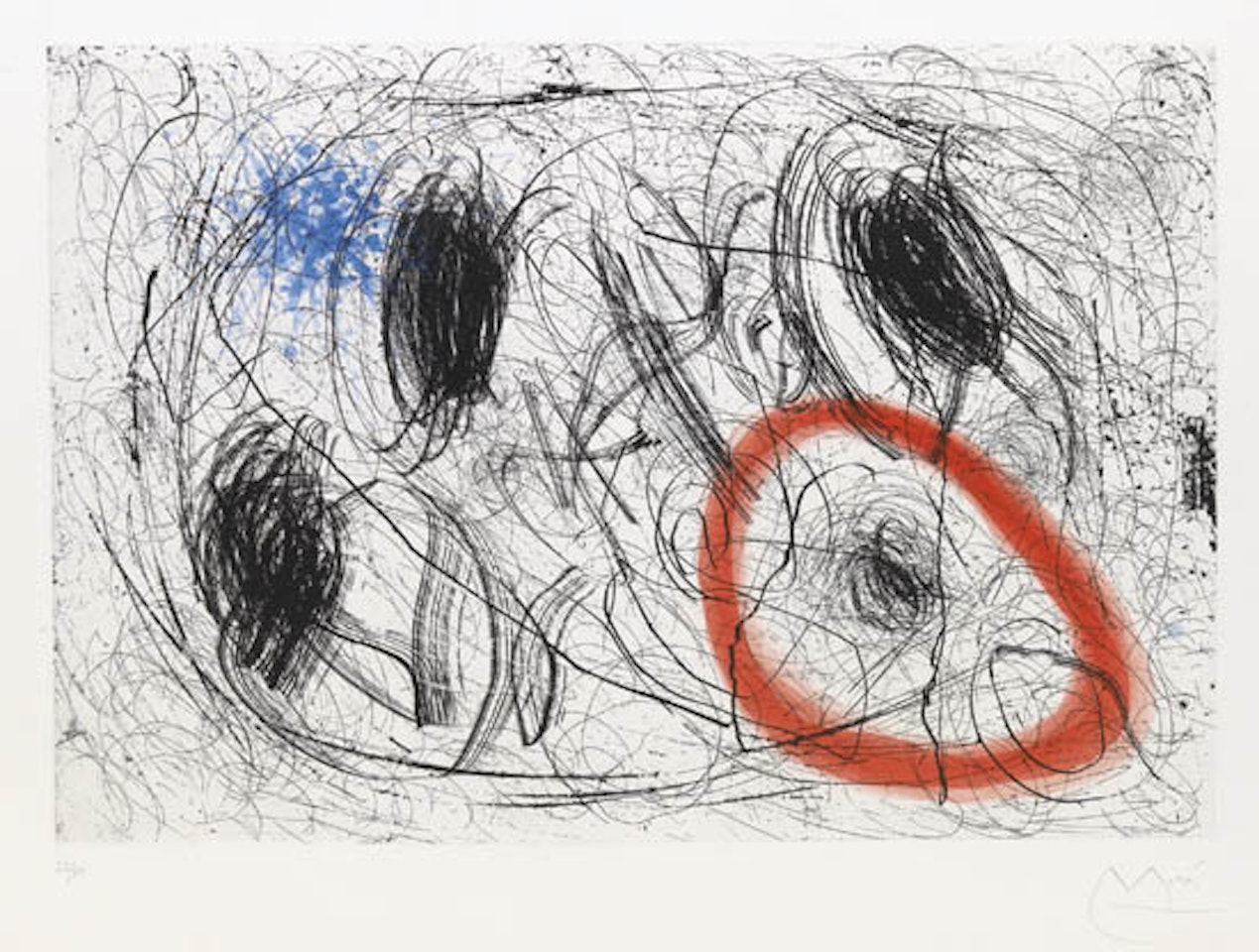 Le Chevelure de Bérénice I by Joan Miró