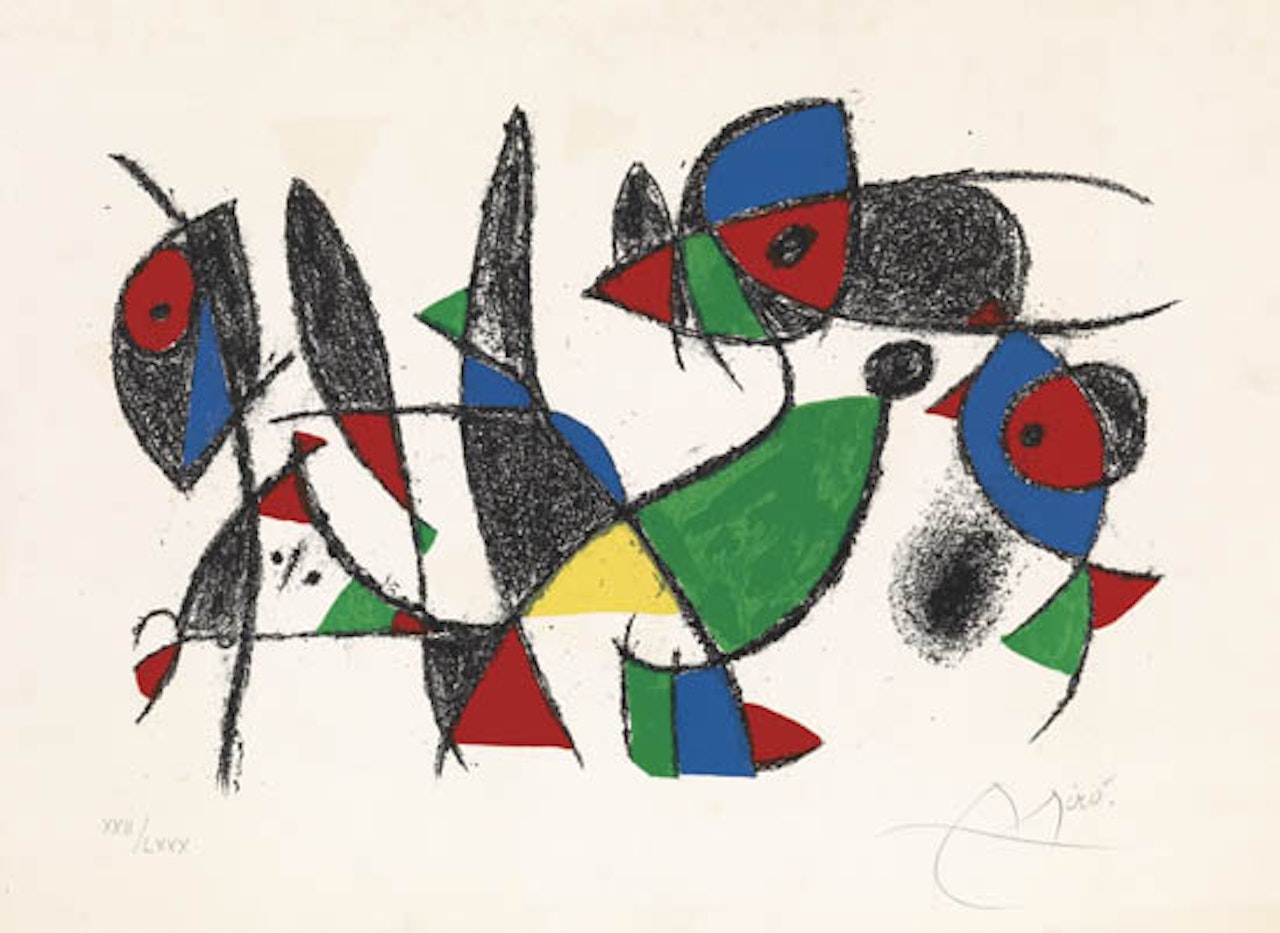 Lithographs II by Joan Miró