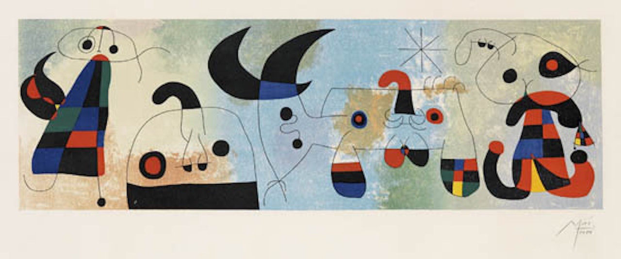Sur Quatre Murs by Joan Miró