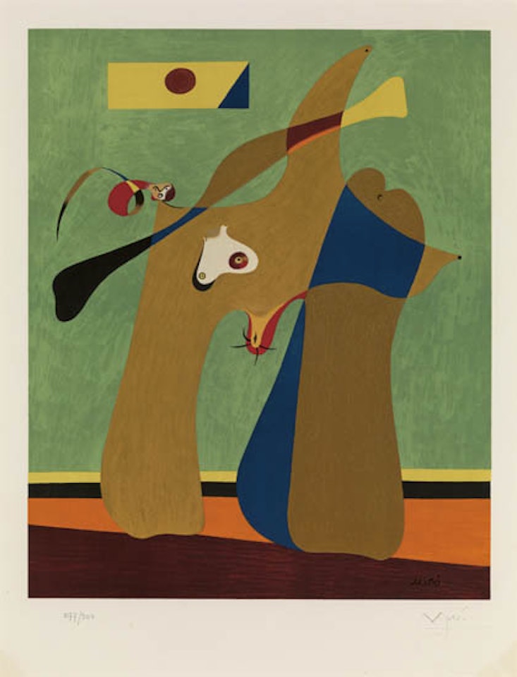 Une Femme by Joan Miró