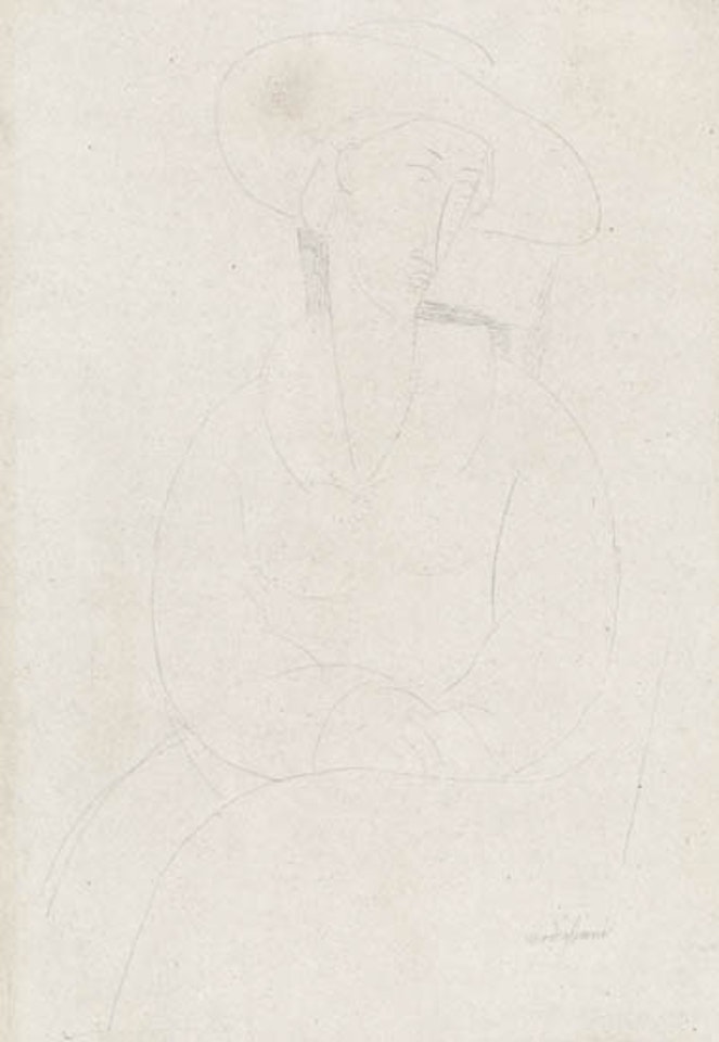 Femme au Chapeau by Amedeo Modigliani