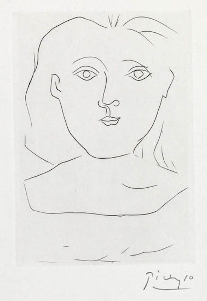 Femme de face: Jours de Gloire by Pablo Picasso