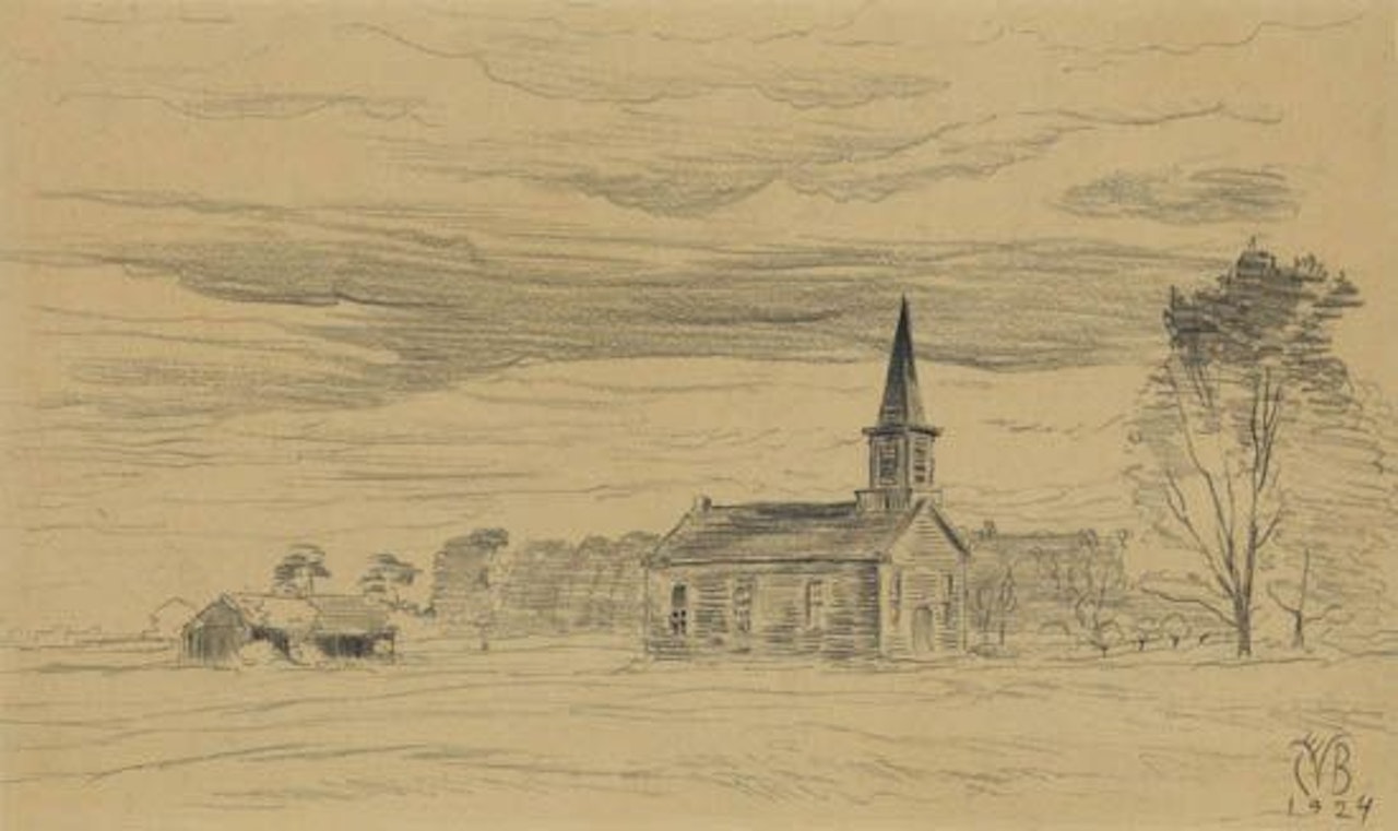 Country Church by Charles Burchfield