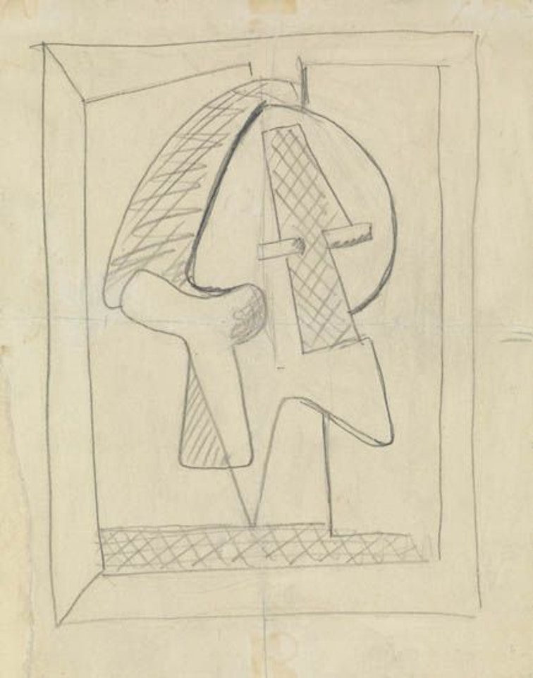 Untitled (Abstract Composition). by Arshile Gorky