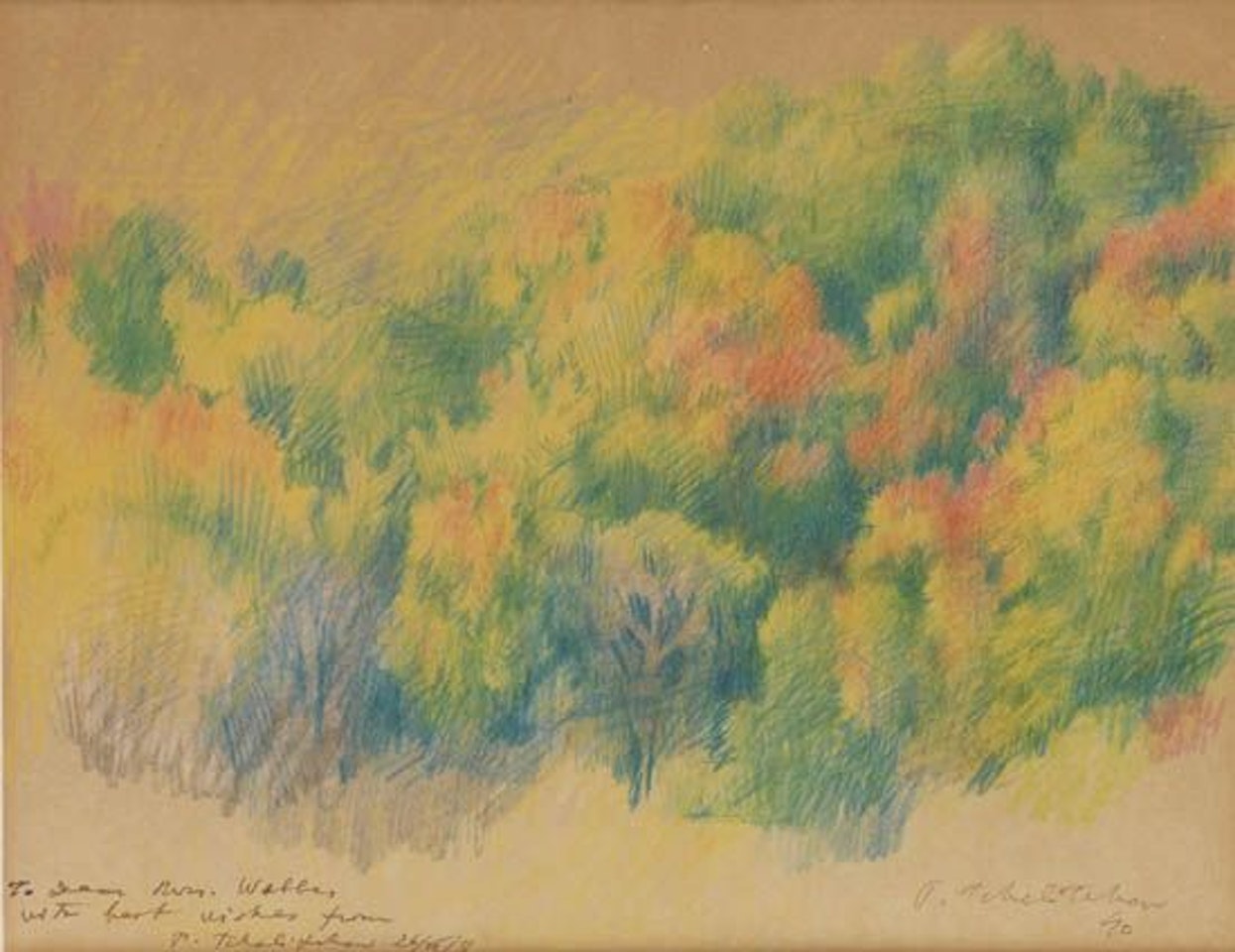 Landscape by Pavel Tchelitchew