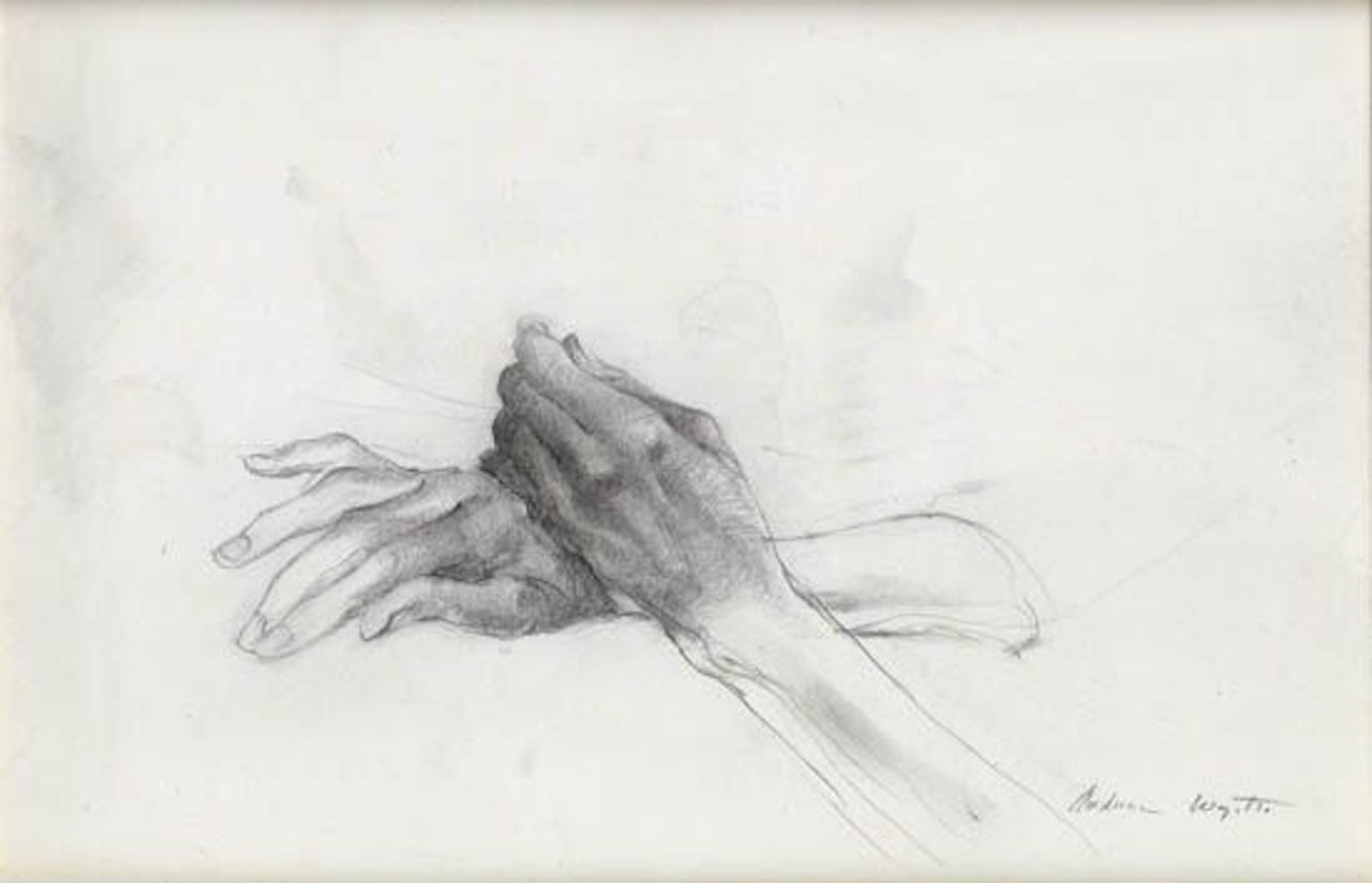 Study of Hands by Andrew Wyeth