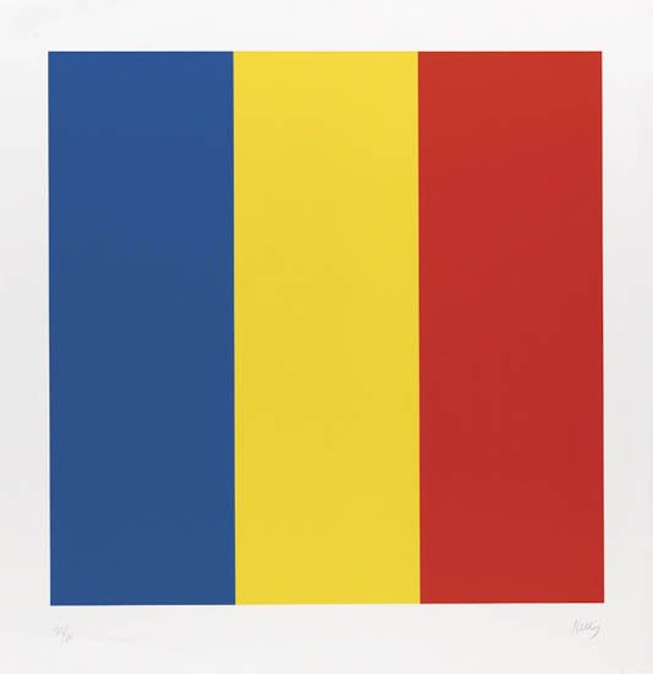 Yellow/Blue/Red by Ellsworth Kelly