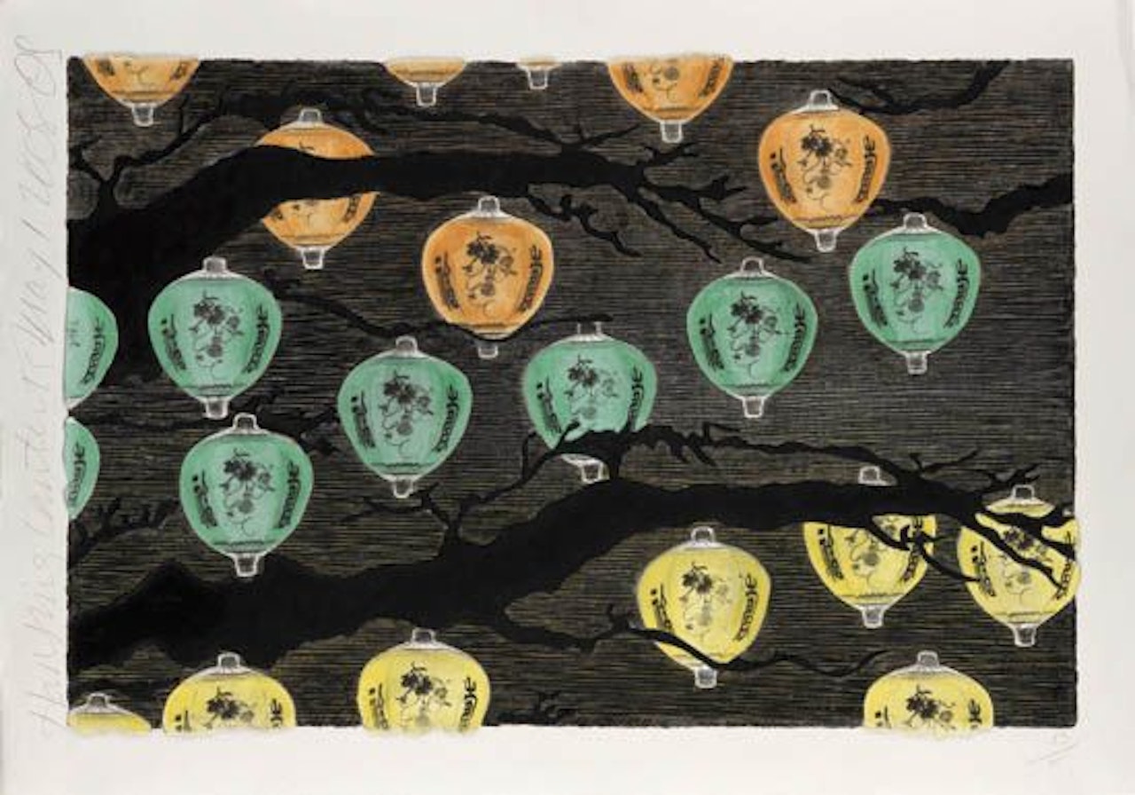 Hanging Lanterns by Donald Sultan