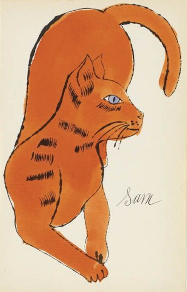 Orange Sam by Andy Warhol