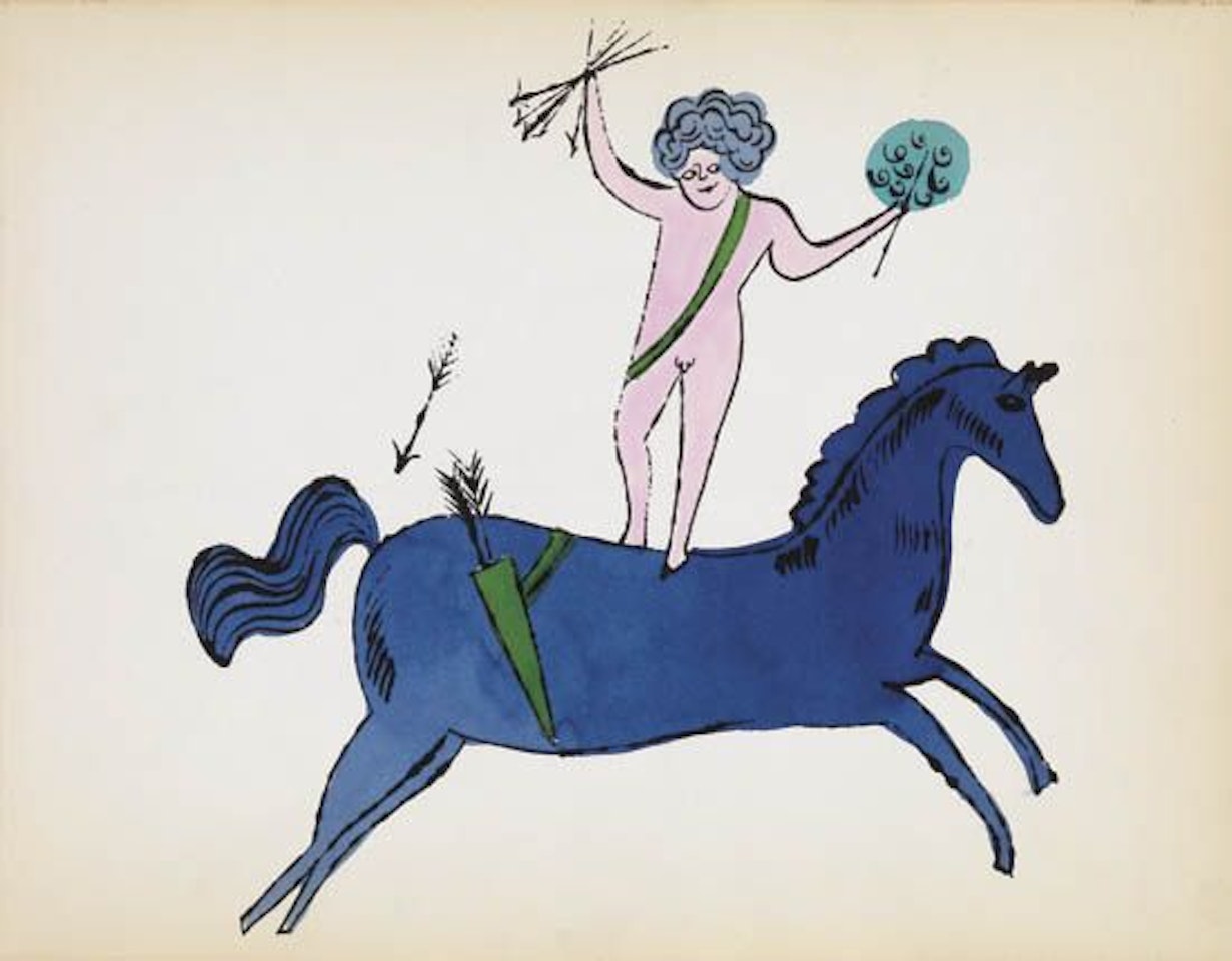 Untitled (Cherub and Horse) by Andy Warhol