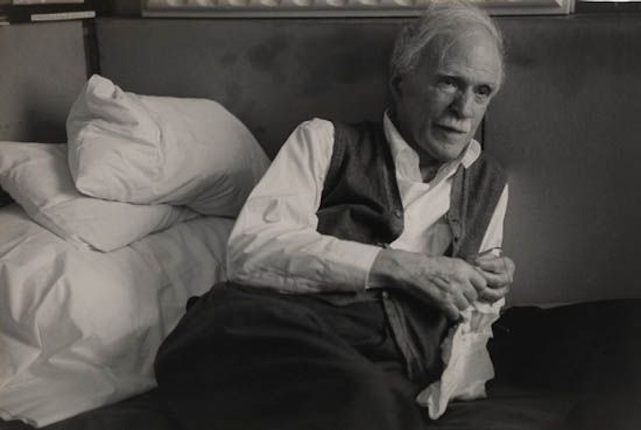Alfred Stieglitz. by Henri Cartier-Bresson
