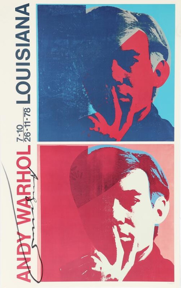 Double selfportrait, Louisiana by Andy Warhol