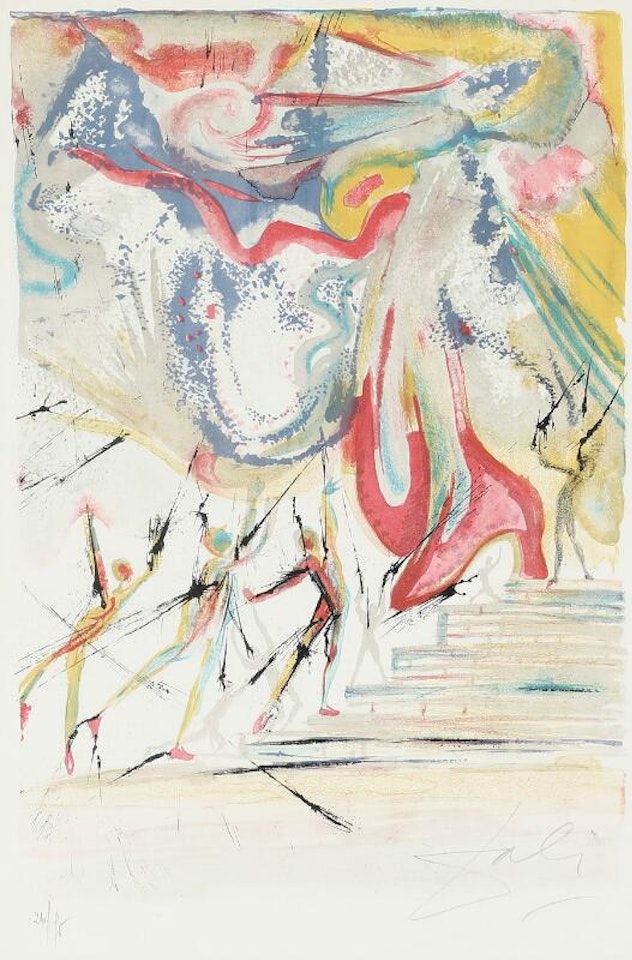 "The Red Shoes” from the portfolio “Contes d"Andersen” by Salvador Dali