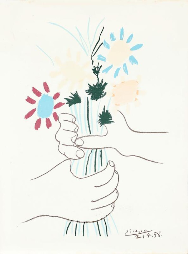 Le bouquet by Pablo Picasso