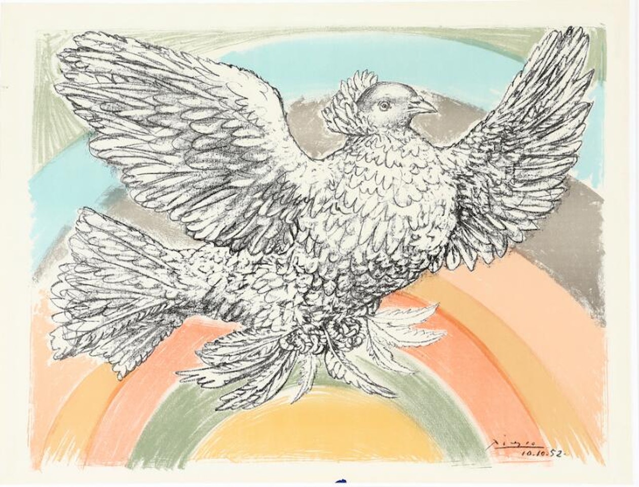 “Colombe volant” by Pablo Picasso
