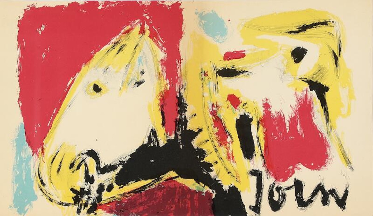 Untitled. Two compositions by Asger Jorn