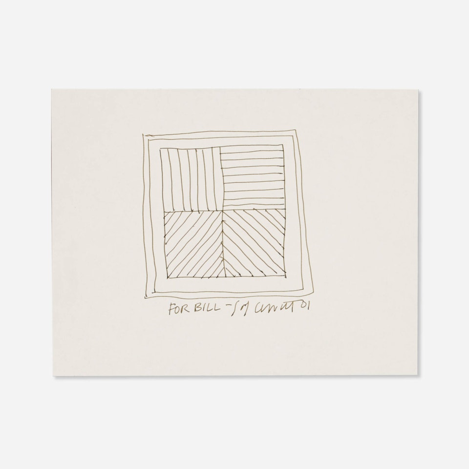 Lines in Four Directions by Sol LeWitt